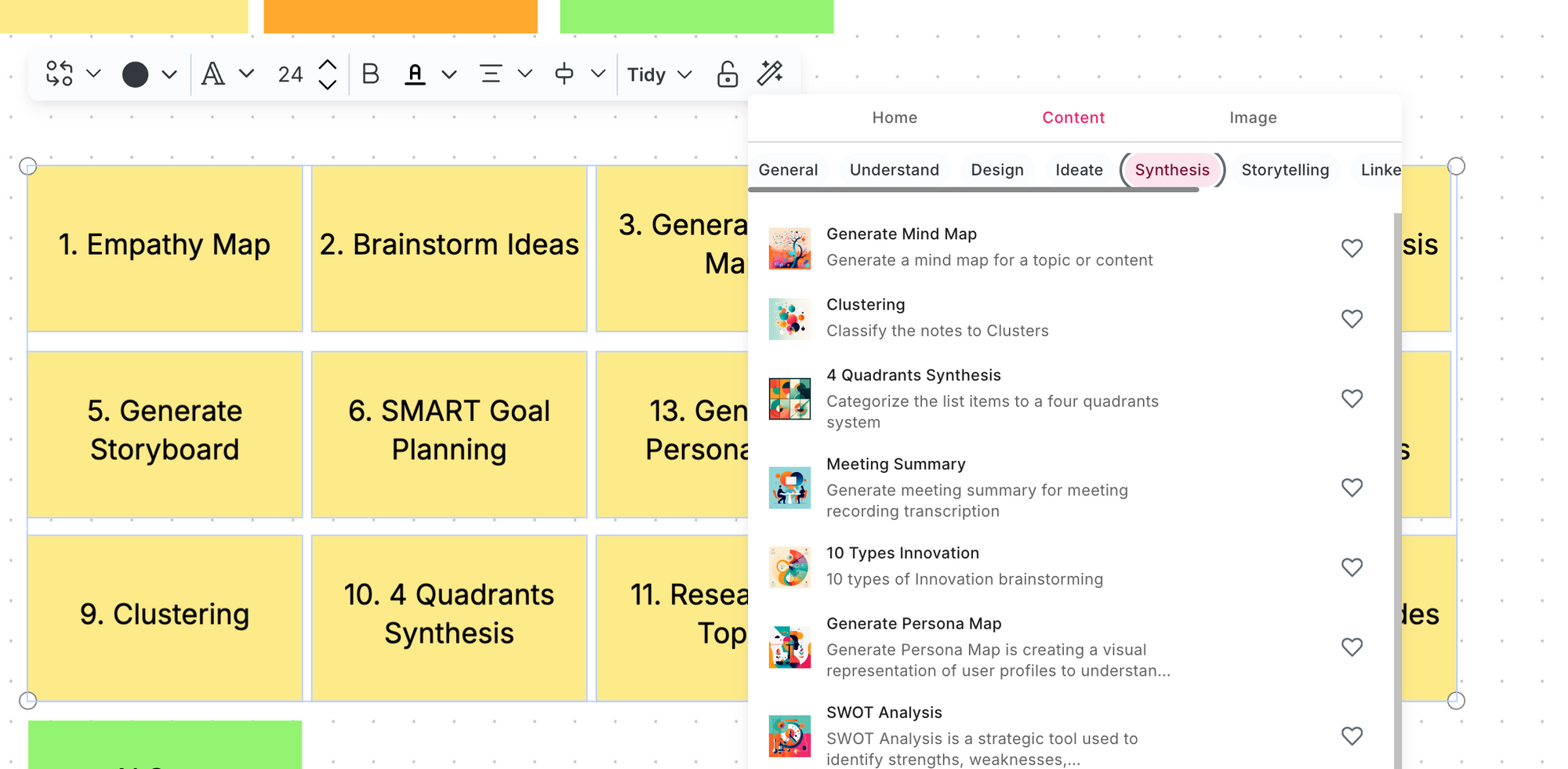 Clustering UI Placeholder